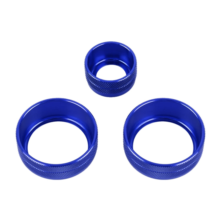 3 PCS Car Metal Air Conditioner Knob Case for BMW X1 / X2 / GT, For BMW X1 / X2 / GT (Blue), For BMW X1 / X2 / GT (Red), For BMW X1 / X2 / GT (Silver)
