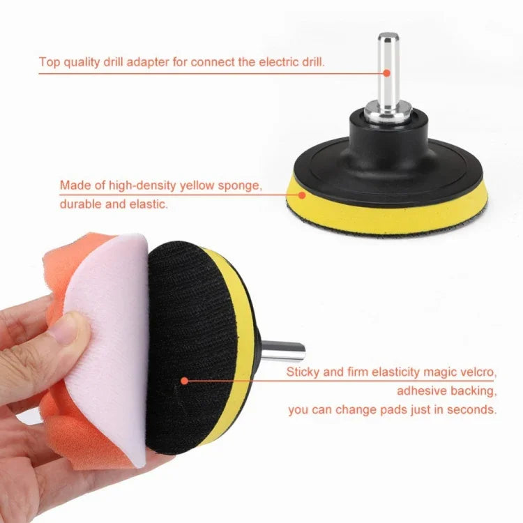 20 in 1 Floor Wall Window Glass Cleaning Descaling Electric Drill Brush Head Set, 20 in 1