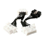 ELM327 OBD2 16Pin Male to 3 Female Car Diagnostic Cable, 16Pin Male to 3 Female