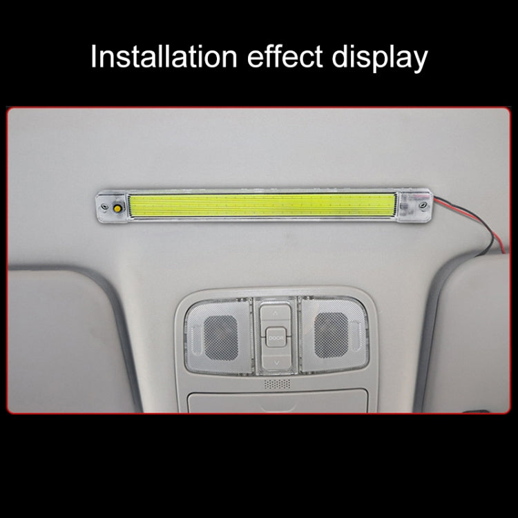 2 PCS ZS-3348 DC12-24V High Bright 84 COB Lamp Beads Car Dome Light Cabin Light Bar, ZS-3348