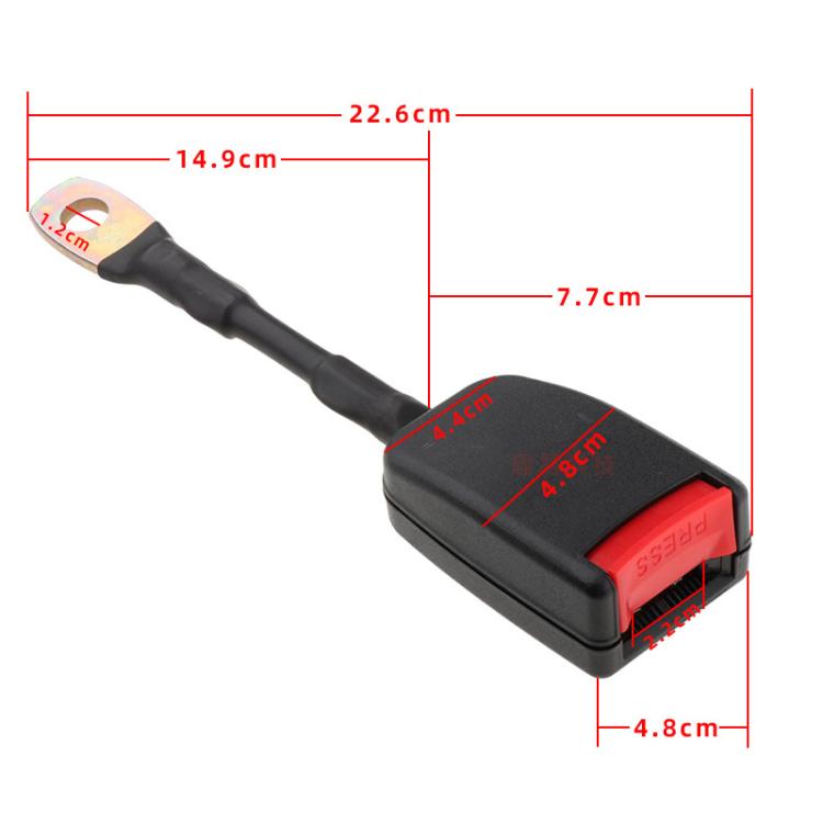 Car Front Seat Seat Belt Clip 20cm Extension Buckles Connector, Extension Strap Length: 20cm