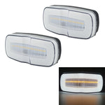 2 PCS MK-190 Truck LED Side Marker Light, MK-190 (Red Light), MK-190 (White Light)