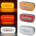 2 PCS MK-190 Truck LED Side Marker Light, MK-190 (Red Light), MK-190 (White Light)