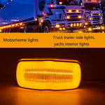 2 PCS MK-190 Truck LED Side Marker Light, MK-190 (Red Light), MK-190 (White Light)
