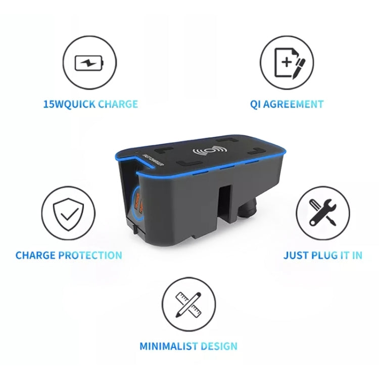 Car 15W Wireless Charger for Volvo XC60 / XC90, For Volvo XC60 / XC90