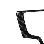 Car Carbon Fiber Multimedia Panel Decorative Sticker for Audi A6 S6 C7 A7 S7 4G8 2012-2018, Left and Right Drive Universal, Multimedia Panel