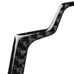 Car Carbon Fiber Multimedia Panel Decorative Sticker for Audi A6 S6 C7 A7 S7 4G8 2012-2018, Left and Right Drive Universal, Multimedia Panel