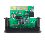 Car 12V Audio MP3 Player Decoder Board FM Radio TF Card USB AUX, with Bluetooth, 38, 38 (White)