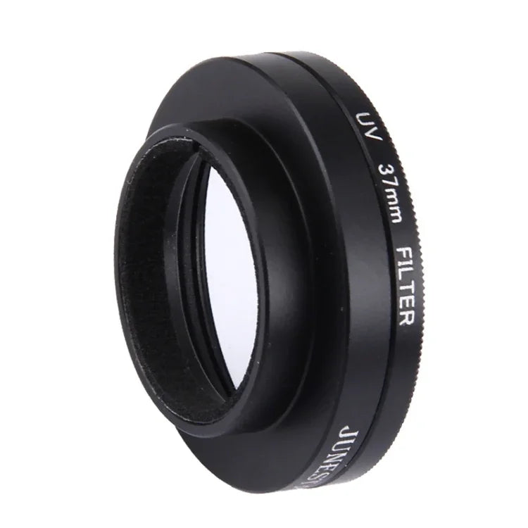 JUNESTAR for Xiaomi Xiaoyi Yi II 4K Sport Action Camera Proffesional 37mm UV Filter + Lens Protective Cap, UV Filter+Lens Cap
