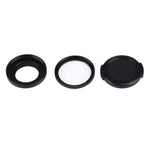 JUNESTAR for Xiaomi Xiaoyi Yi II 4K Sport Action Camera Proffesional 37mm UV Filter + Lens Protective Cap, UV Filter+Lens Cap