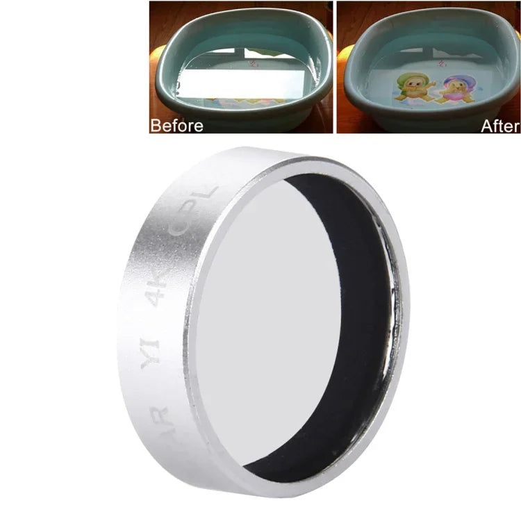 JUNESTAR for Xiaomi Xiaoyi Yi II 4K Sport Action Camera Proffesional CPL Filter