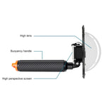 RUIGPRO Floating Hand Grip Dome Port Underwater Diving Camera Lens Transparent Cover for DJI Osmo Action, Osmo Action