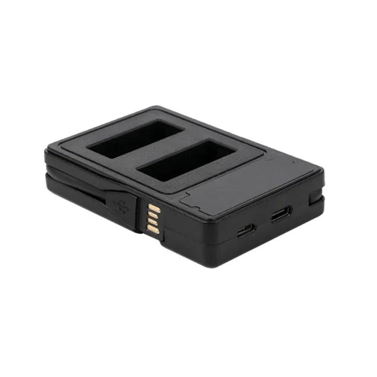 LCD Screen Dual Batteries Charger with Displays Charging Capacity for GoPro HERO9 Black / HERO10 Black, Displays Charging Capacity