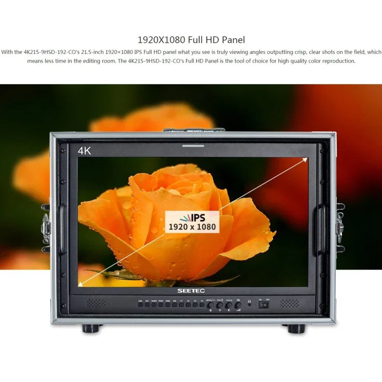 SEETEC 4K215-9HSD-CO 1920x1080 21.5 inch SDI / HDMI Full HD Director Box Camera Field Monitor, 4K215-9HSD-CO