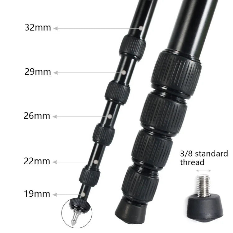 BEXIN MAS325 Portable Travel Outdoor DSLR Camera Aluminum Alloy Monopod Holder, MAS325