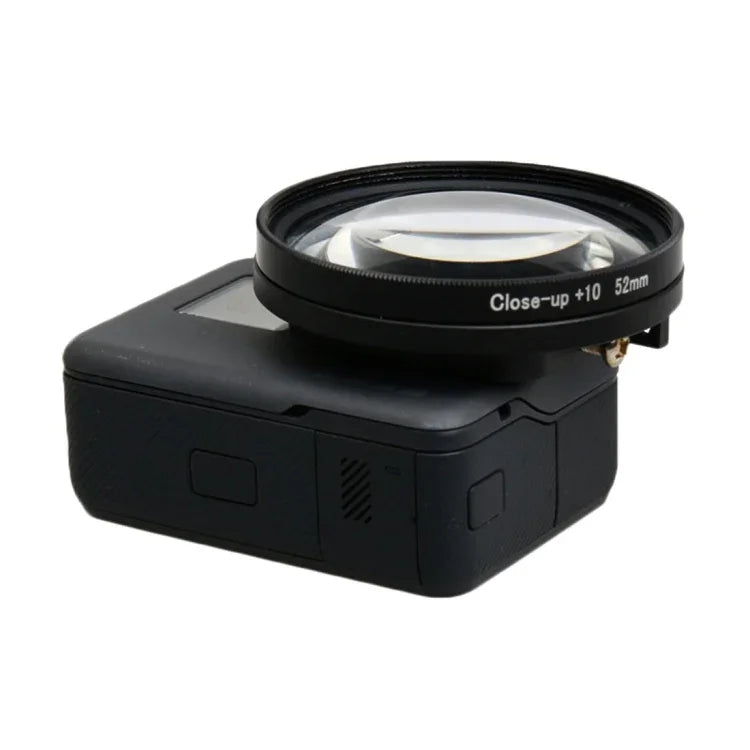 For GoPro HERO5 Sport Action Camera Proffesional 52mm 10X Macro Lens Close-up Filter