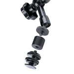 11 inch Adjustable Friction Articulating Magic Arm + Large Claws Clips with Phone Clamp, 11 inch Magic Arm + Claws Clips with Phone Clamp