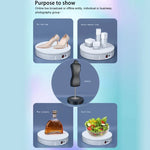 22cm Electric Rotating Display Stand Video Shooting Props Turntable, Load: 50kg, AU Plug, 22cm, AU Plug