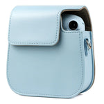 Solid Color Full Body Camera Leather Case Bag with Strap for FUJIFILM Instax mini 11