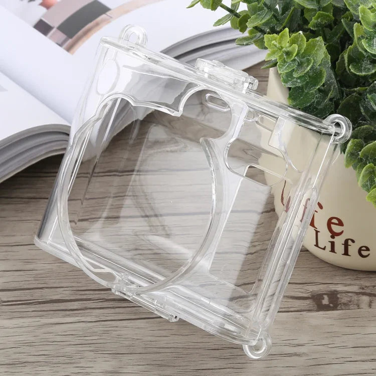 Protective Crystal Shell Case with Strap for FUJIFILM instax mini 90, For FUJIFILM instax mini 90