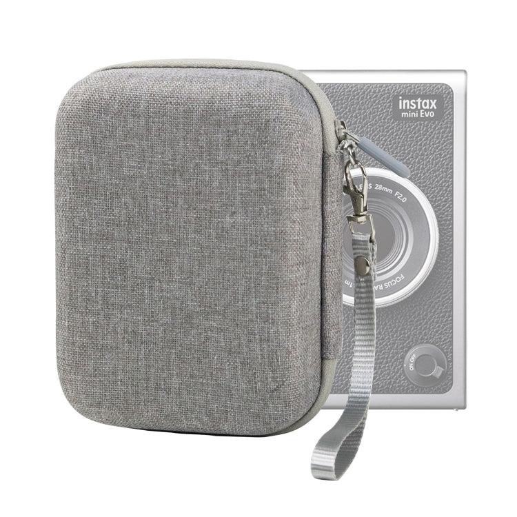 Hard Case Box Storage Bag for FUJIFILM Instax mini EVO, Fabric Pattern Black, Fabric Pattern Grey