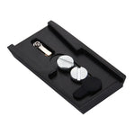 Fittest FC-501 Quick Release Assembly Aluminium Alloy Clamp Adapter with Quick Release Sliding Plate for Manfrotto Tripod 577 Replacement, FC-501
