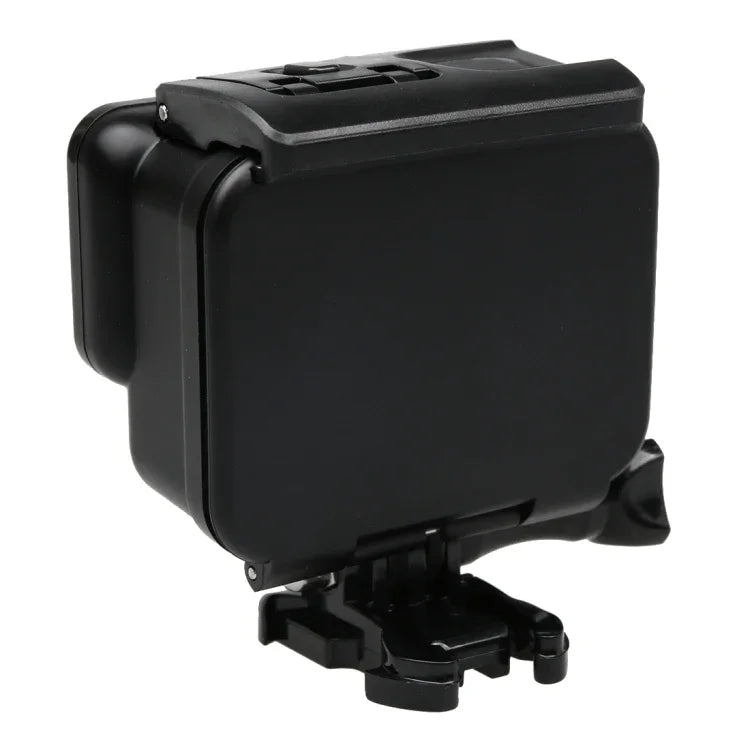 2 in 1 for GoPro HERO6 /5 Touch Screen Back Cover + 45m Waterproof Housing Protective Case(Need to Disassemble Lens When Installed) with Buckle Basic Mount & Lead Screw, Need to Disassemble Lens