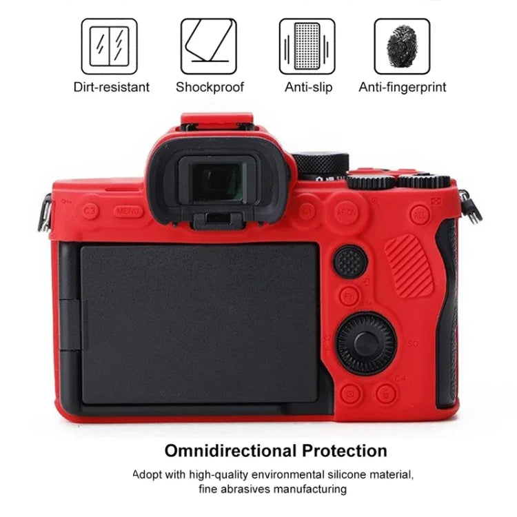 Soft Silicone Protective Case for Sony A7 IV, For Sony A7 IV