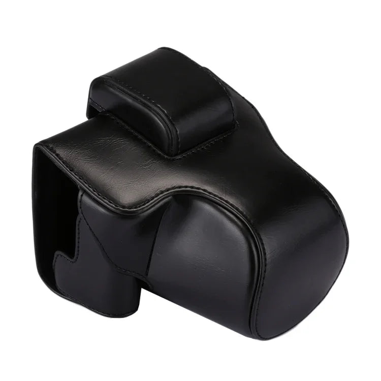 Full Body Camera PU Leather Case Bag with Strap for Canon EOS M5, For EOS M5