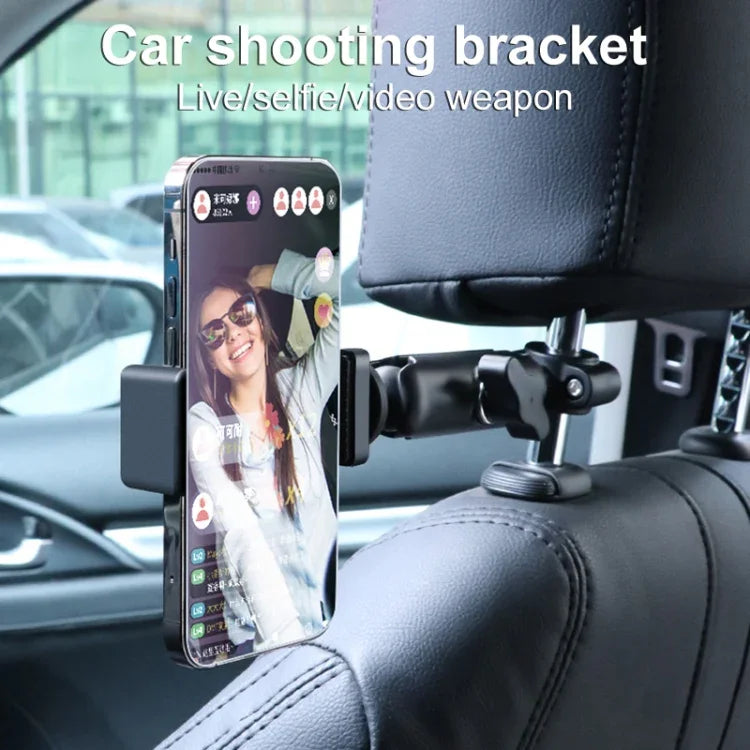25mm Ballhead Car Front Seat Handlebar Fixed Mount Holder with Tripod Adapter & Screw for GoPro, Insta360, DJI and Other Action Cameras, 25mm 22cm