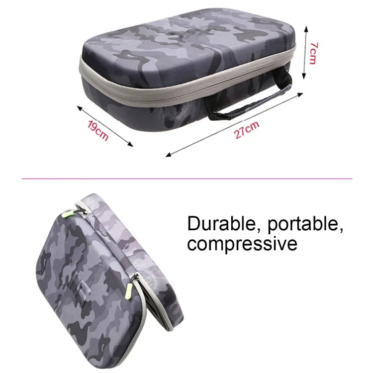 Camouflage Pattern EVA Shockproof Waterproof Portable Case forGoPro, Insta360, DJI and Other Action Cameras Accessories, Size: 27cm x 19cm x 7cm, Size: 27cm x 19cm x 7cm