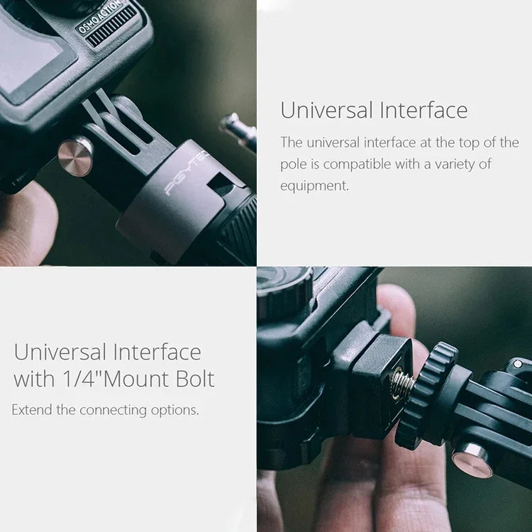 PGYTECH P-GM-117 Action Camera Tripod Extension Selfie Stick for DJI Osmo Action, P-GM-117