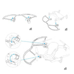 PGYTECH P-UN-034 light-painted LED Propeller Guard for DJ Mavic Air, For DJI Mavic Air