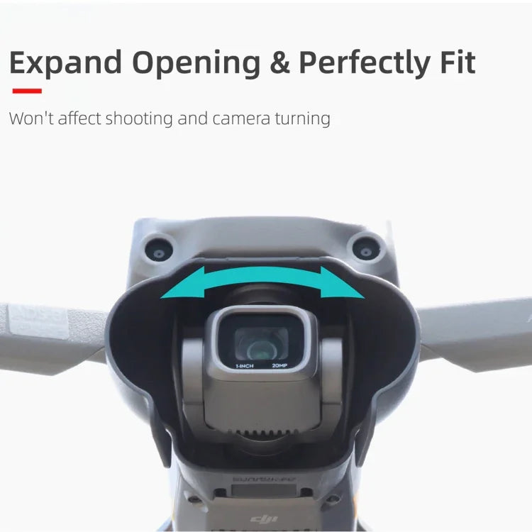 Sunnylife A2S-Q9350 Camera Lens Sunshade Anti-glare Hood for DJI Air 2S / Mavic Air 2, For DJI Air 2S