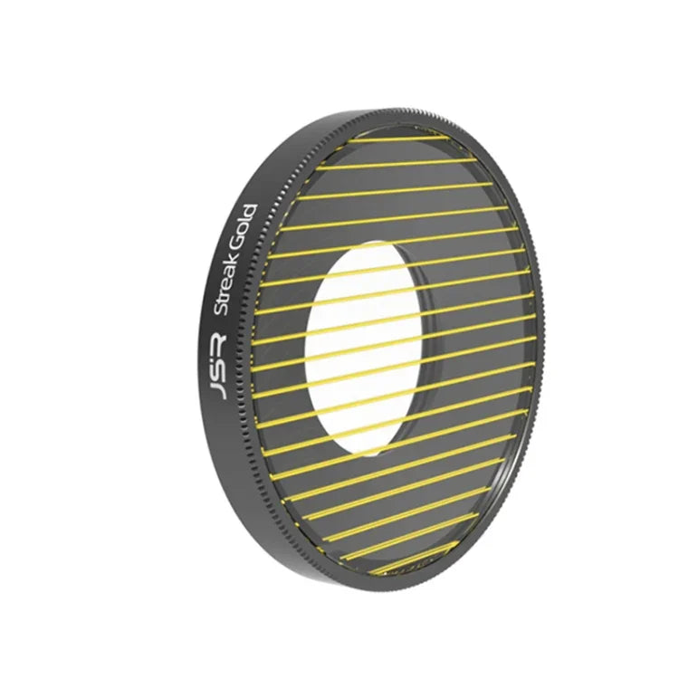 JSR Streak Drawing Lens Filter For DJI Osmo Action 3, Streak Gold, Streak Blue