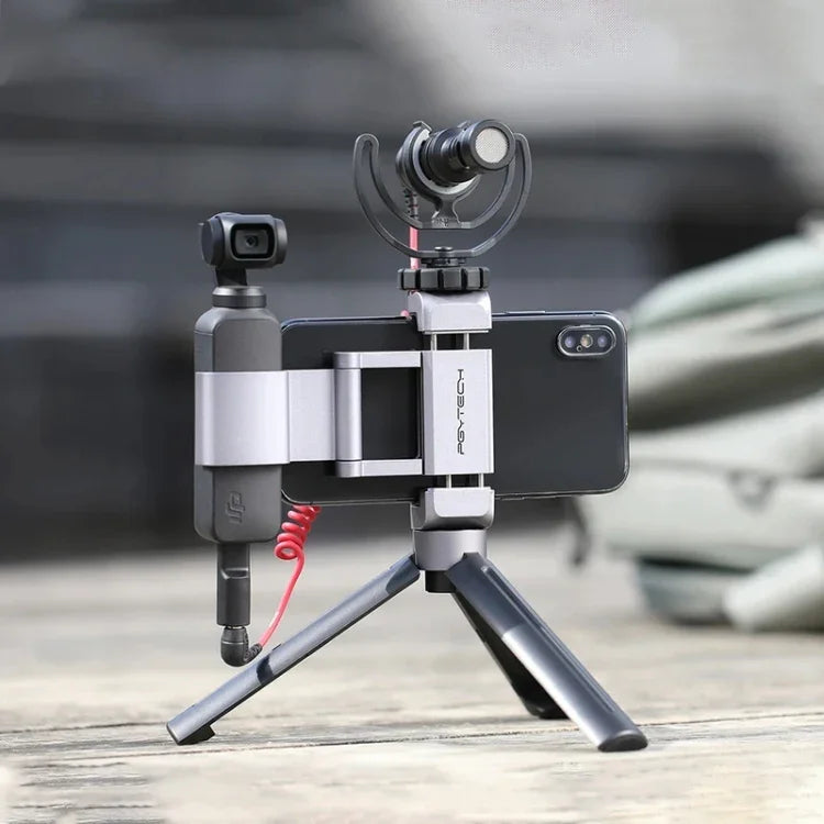PGYTECH P-18C-029 Aluminum Alloy Mobile Phone Fixing Bracket+ for DJI OSMO Pocket, P-18C-029