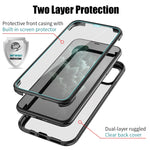 Double-sided Plastic Glass Protective Case, For iPhone 11 Pro, For iPhone 11, For iPhone 11 Pro Max