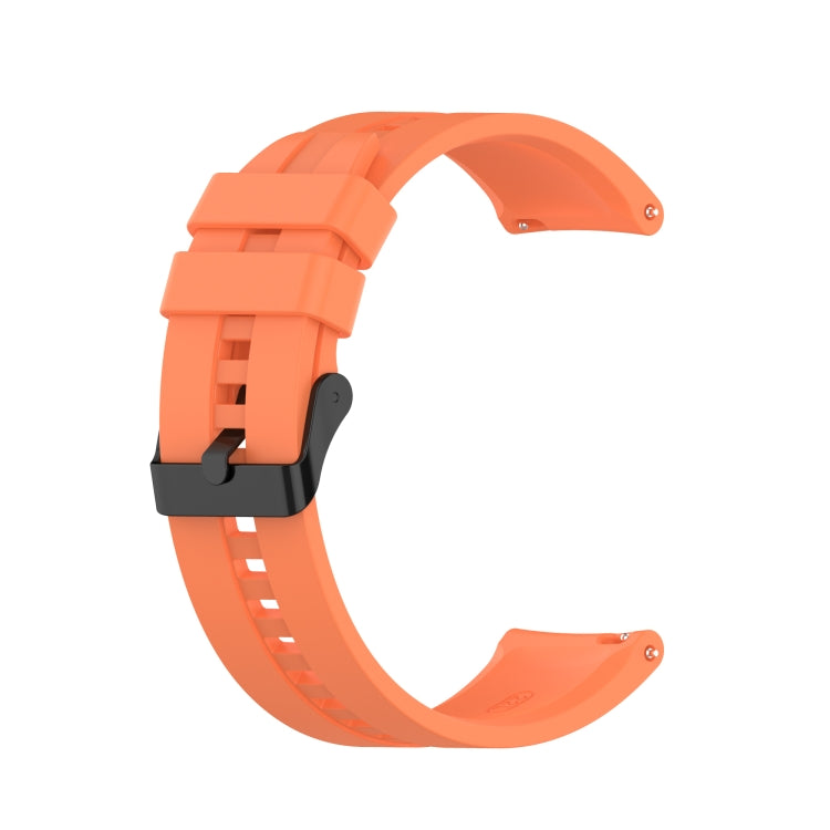For Huawei Watch GT 2 Pro Silicone Replacement Strap Watchband with Black Steel Buckle