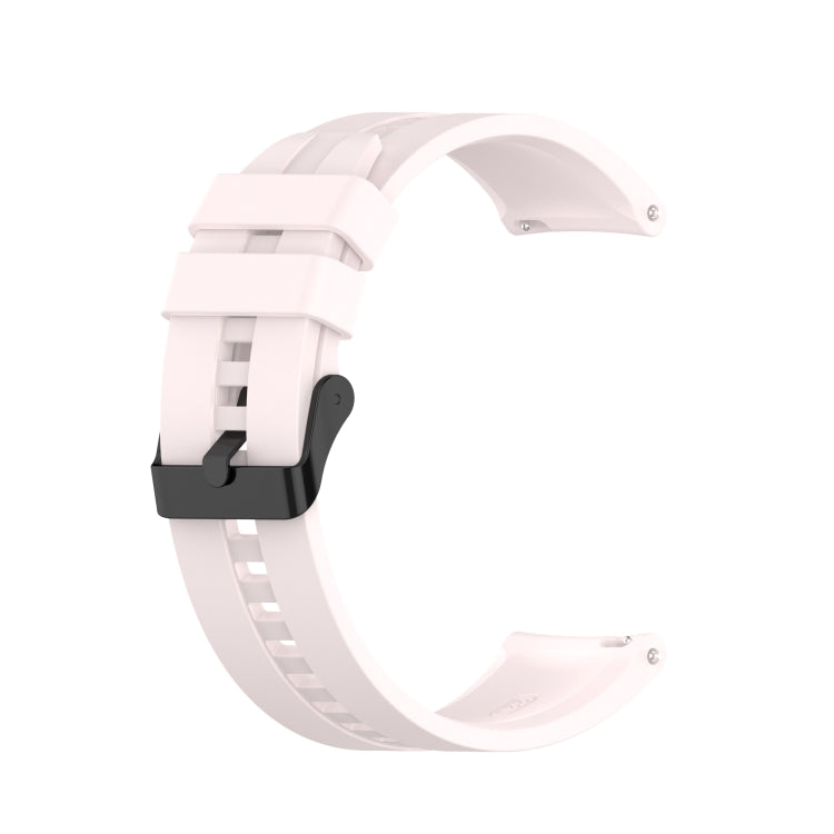 For Huawei Watch GT 2 Pro Silicone Replacement Strap Watchband with Black Steel Buckle