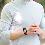 For Huawei Watch Fit Silicone Replacement Wrist Strap Watchband with Stainless Steel Buckle