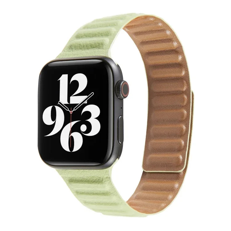 Loop Leather Watchband For Apple Watch Series 6 & SE & 5 & 4 40mm / 3 & 2 & 1 38mm, For Apple Watch Series 7 41mm / 6 & SE & 5 & 4 40mm / 3 & 2 & 1 38mm