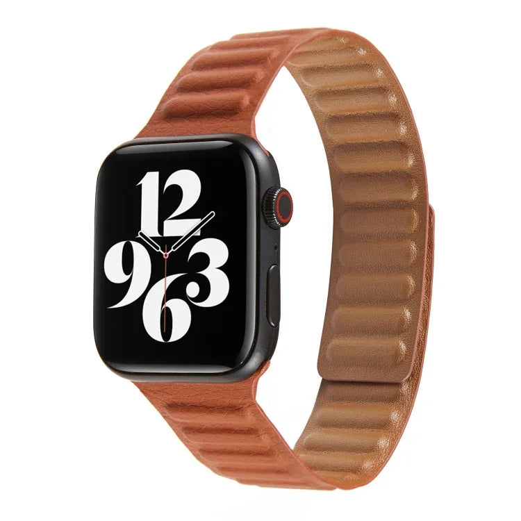Loop Leather Watchband For Apple Watch Series 6 & SE & 5 & 4 40mm / 3 & 2 & 1 38mm, For Apple Watch Series 7 41mm / 6 & SE & 5 & 4 40mm / 3 & 2 & 1 38mm