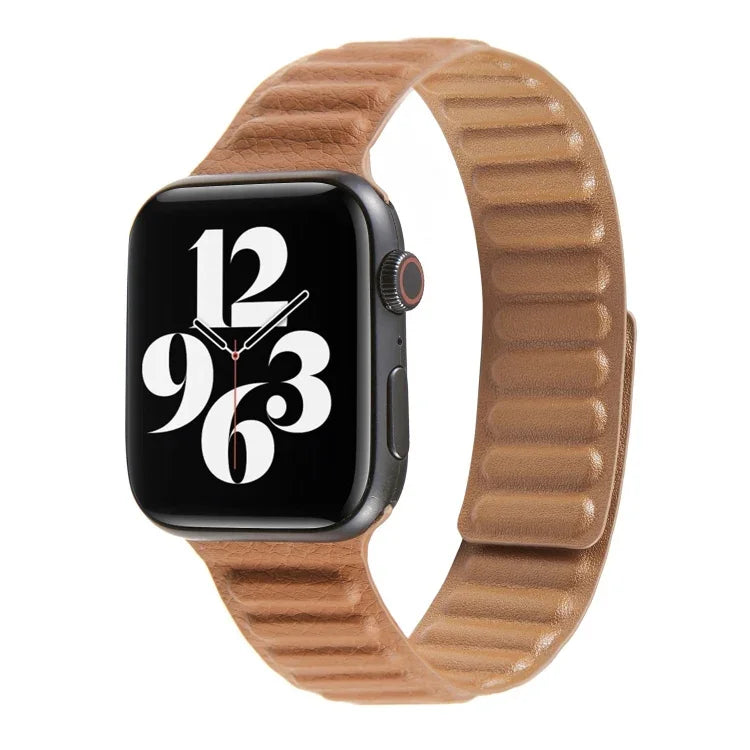 Loop Leather Watchband For Apple Watch Series 6 & SE & 5 & 4 40mm / 3 & 2 & 1 38mm, For Apple Watch Series 7 41mm / 6 & SE & 5 & 4 40mm / 3 & 2 & 1 38mm