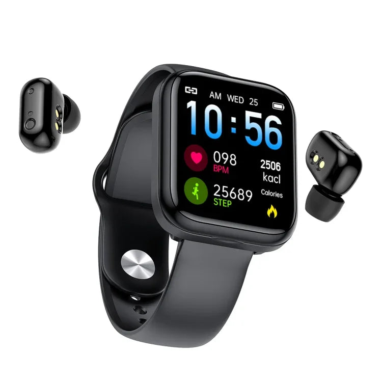 X5 1.54 inch HD Color Screen Bluetooth Earphone Smart Bracelet, Support Sleep Monitoring / Blood Pressure Monitoring / Heart Rate Monitoring