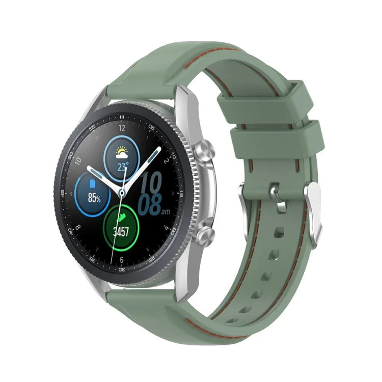 22mm Silicone Replacement Strap Watchband, For Samsung Galaxy Watch 3 45mm / Gear S3