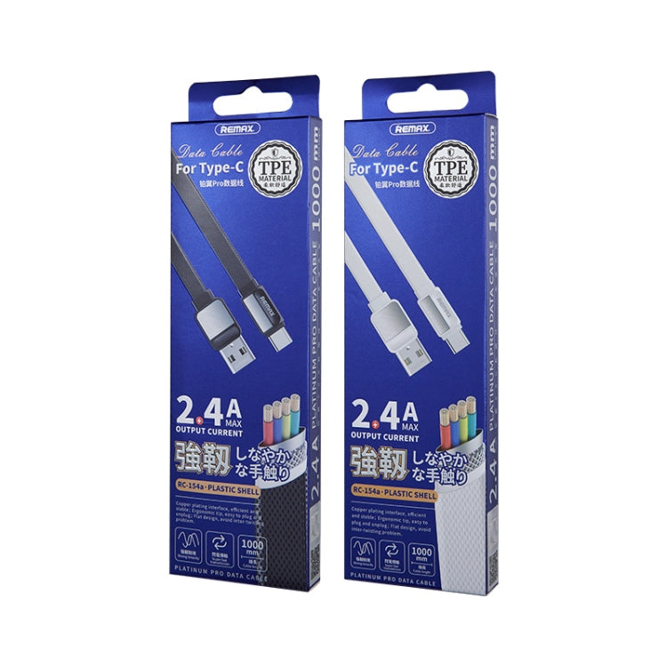 Remax 2.4A Platinum Pro Charging Data Cable, Length: 1m, Type-C