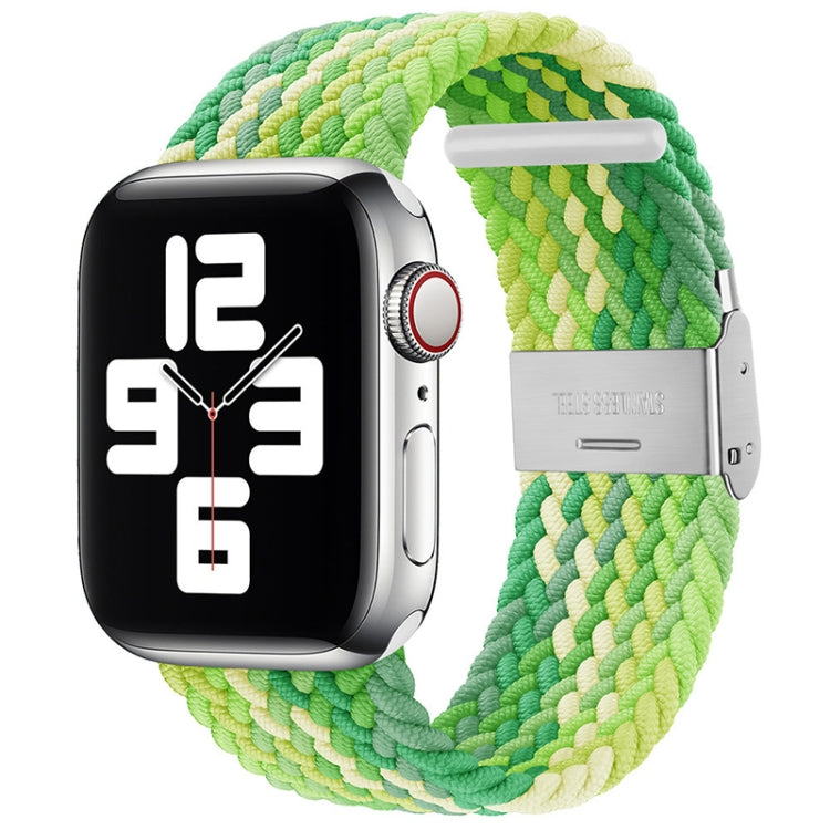 Braided + Stainless Steel Replacement Watchbands For Apple Watch Series 6 & SE & 5 & 4 44mm / 3 & 2 & 1 42mm, For Apple Watch Ultra 49mm / Series 8&7 45mm / SE 2&6&SE&5&4 44mm / 3&2&1 42mm, For Apple Watch Series 7 45mm / 6 & SE & 5 & 4 44mm           ...