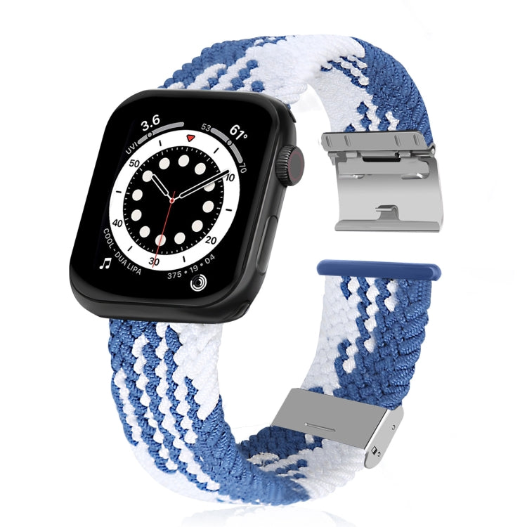 Braided + Stainless Steel Replacement Watchbands For Apple Watch Series 6 & SE & 5 & 4 44mm / 3 & 2 & 1 42mm, For Apple Watch Ultra 49mm / Series 8&7 45mm / SE 2&6&SE&5&4 44mm / 3&2&1 42mm, For Apple Watch Series 7 45mm / 6 & SE & 5 & 4 44mm           ...