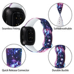 For Fitbit Versa 3 Printing Replacement Strap Watchband, L