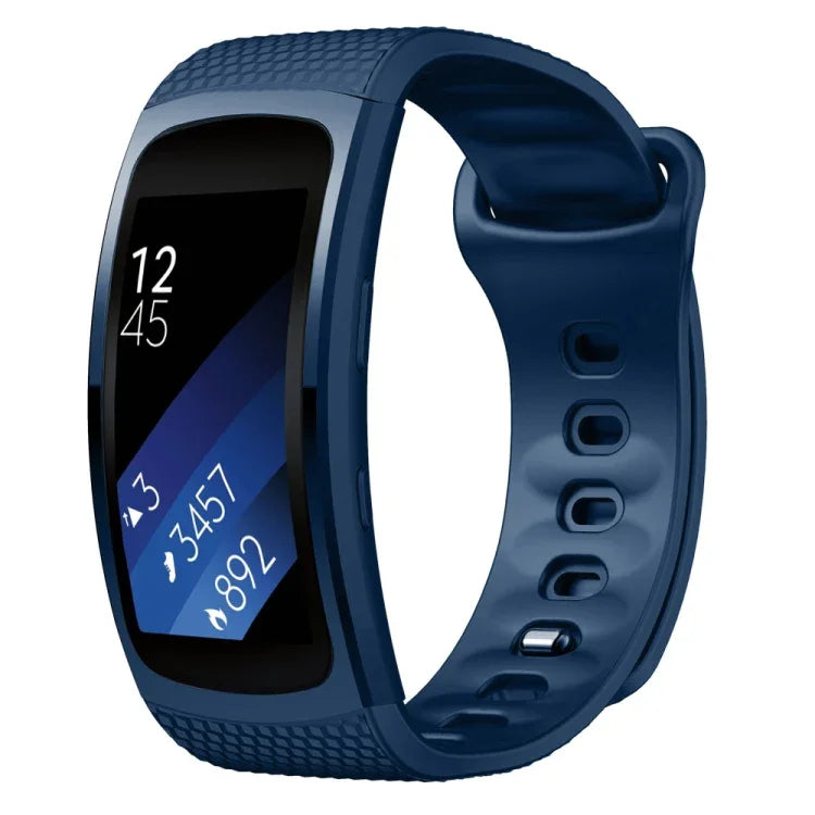For Samsung Gear Fit2 Pro Silicone Replacement Strap Watchband, S, L